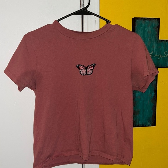 Brandy Melville Tops Brandy Butterfly Top Poshmark